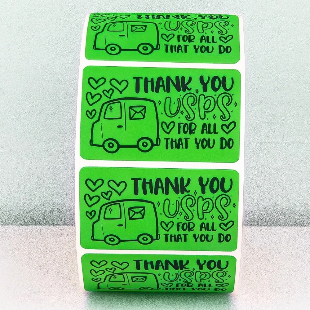 Thank You USPS Stickers – Mail Carrier Appreciation Labels for Packages 2